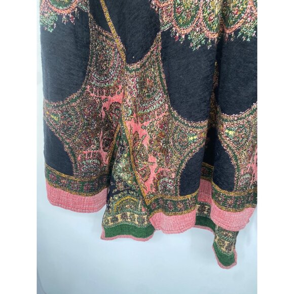 Womens Soft Surroundings OS Sweater Poncho 29659 One Size BOHO - Picture 3 of 6